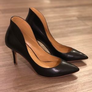 Enzo Angiolini Black high back heels